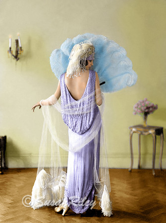 Gown by Norman Hartnell