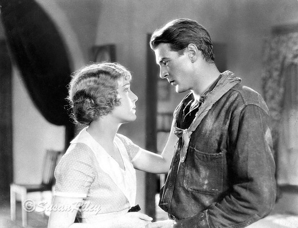 Vilma Banky and Gary Cooper 1926 'The Winning of Barbara Worth'