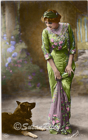 Lady with dog