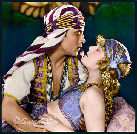 Rudolph Valentino and Vilma Banky