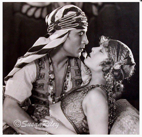 Rudolph Valentino and Vilma Banky