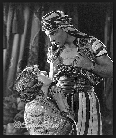 Rudolph Valentino and Vilma Banky
