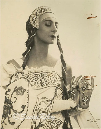 Olga Spessivtseva in costume for 'Prince Igor'