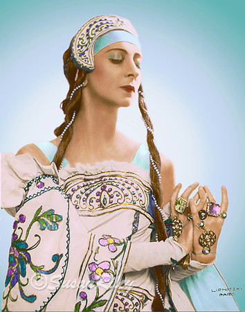 Olga Spessivtseva in costume for 'Prince Igor'