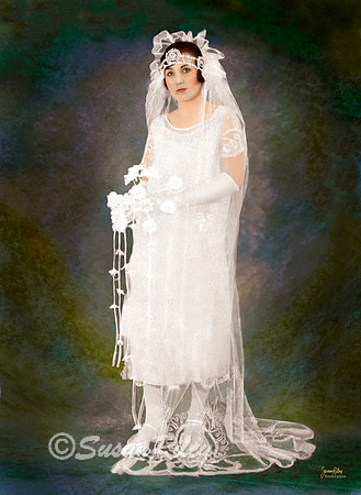 The bride in color and with detailed ornaments 16x20, 2014